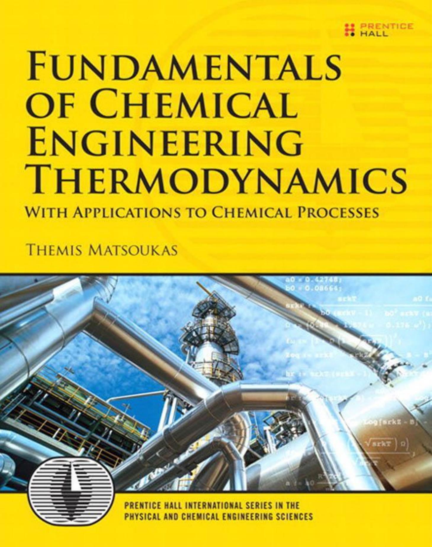 intro to chemical engineering thermodynamics pdf