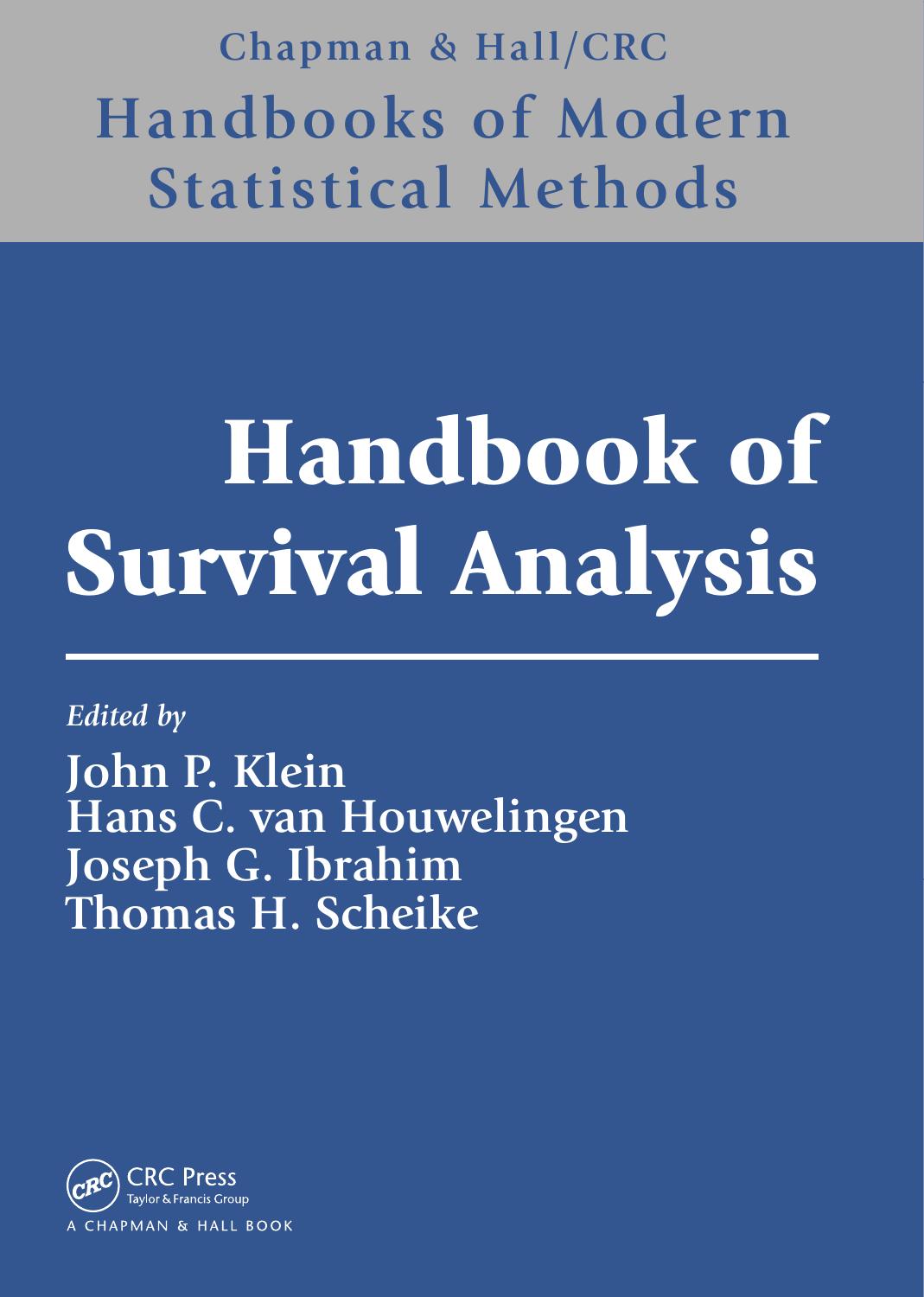 survival analysis by john p. klein and melvin solution